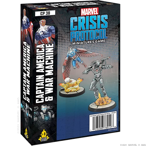 Marvel: Crisis Protocol - Captain America And War Machine Character Pack 3 Marvel: Crisis Protocol - Captain America And War Machine Character Pack